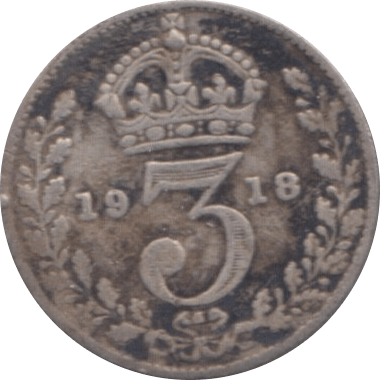 1918 THREEPENCE ( FINE ) - Threepence - Cambridgeshire Coins