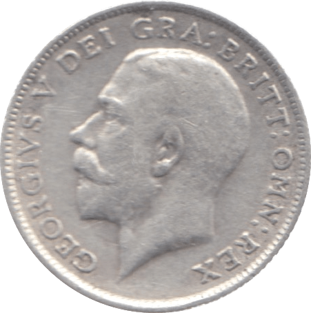 1918 THREEPENCE ( GVF ) 6 - Threepence - Cambridgeshire Coins