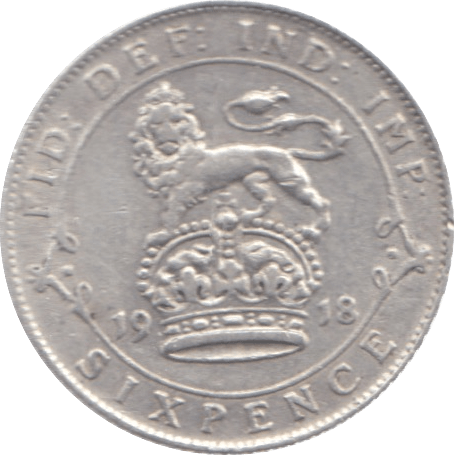 1918 THREEPENCE ( GVF ) 6 - Threepence - Cambridgeshire Coins