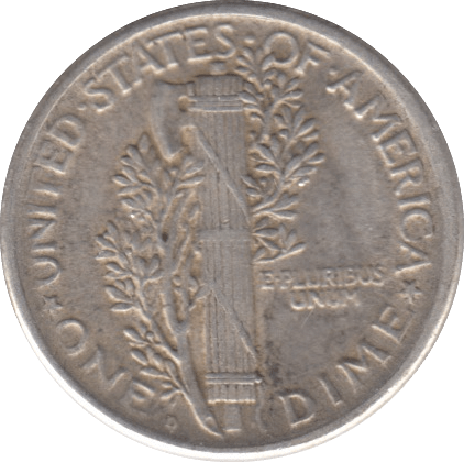 1918 USA SILVER DIME DENVER MINT - SILVER WORLD COINS - Cambridgeshire Coins
