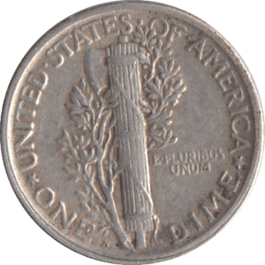 1918 USA SILVER DIME SAN FRANCISCO MINT - SILVER WORLD COINS - Cambridgeshire Coins