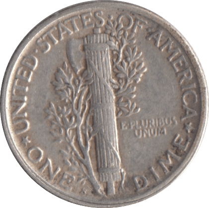 1918 USA SILVER DIME SAN FRANCISCO MINT - SILVER WORLD COINS - Cambridgeshire Coins