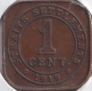 1919 1 CENT INDIA - WORLD COINS - Cambridgeshire Coins