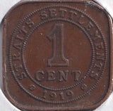 1919 1 CENT INDIA - WORLD COINS - Cambridgeshire Coins