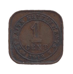 1919 1 CENT STRAIT SETTLEMENTS - WORLD COINS - Cambridgeshire Coins