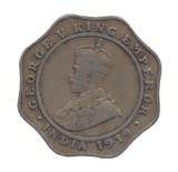1919 4 ANNAS INDIA - WORLD COINS - Cambridgeshire Coins