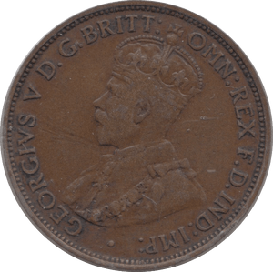 1919 AUSTRALIA HALF PENNY - WORLD COINS - Cambridgeshire Coins