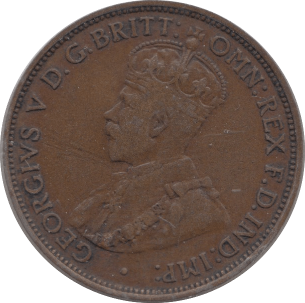 1919 AUSTRALIA HALF PENNY - WORLD COINS - Cambridgeshire Coins