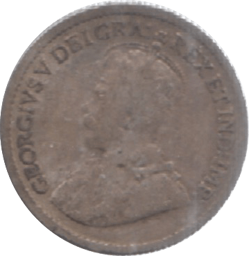 1919 CANADA SILVER 5 CENTS - WORLD SILVER COINS - Cambridgeshire Coins