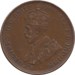1919 COMMONWEALTH AUSTRALIA ONE PENNY - WORLD COINS - Cambridgeshire Coins