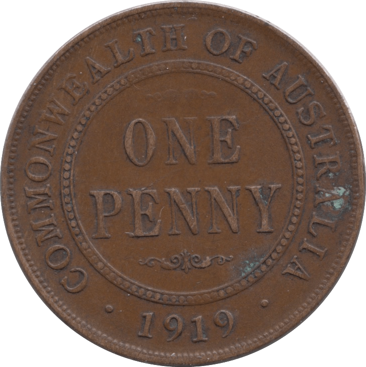 1919 COMMONWEALTH AUSTRALIA ONE PENNY - WORLD COINS - Cambridgeshire Coins