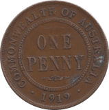 1919 COMMONWEALTH AUSTRALIA ONE PENNY - WORLD COINS - Cambridgeshire Coins