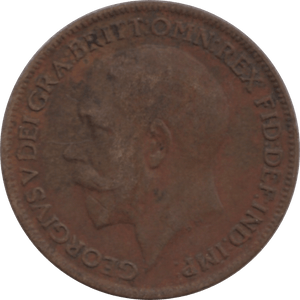 1919 FARTHING 2 ( VF ) 49 - Farthing - Cambridgeshire Coins