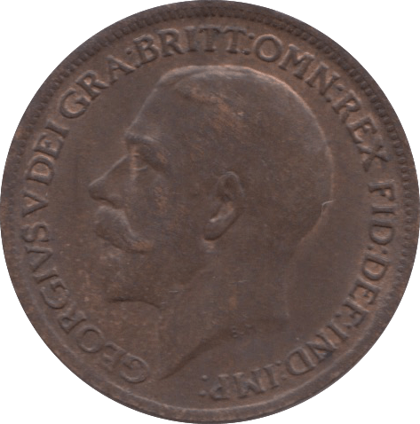 1919 FARTHING ( EF ) 2 - Farthing - Cambridgeshire Coins