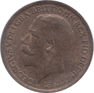 1919 FARTHING ( EF ) A - Farthing - Cambridgeshire Coins