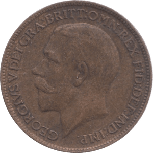1919 FARTHING ( EF ) B - Farthing - Cambridgeshire Coins