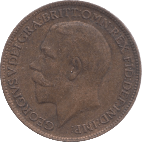 1919 FARTHING ( EF ) B - Farthing - Cambridgeshire Coins