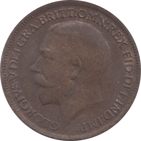 1919 FARTHING ( EF ) - Farthing - Cambridgeshire Coins