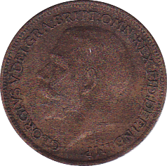 1919 FARTHING ( EF ) - Farthing - Cambridgeshire Coins