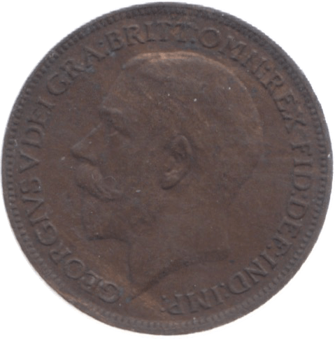 1919 FARTHING ( GVF ) 18 - Farthing - Cambridgeshire Coins