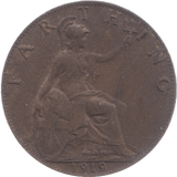 1919 FARTHING ( GVF ) 3 - Farthing - Cambridgeshire Coins