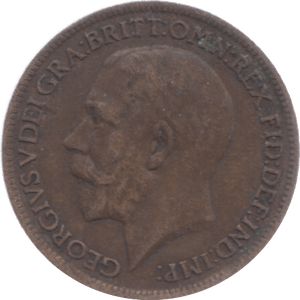 1919 FARTHING ( VF ) 3 - Farthing - Cambridgeshire Coins