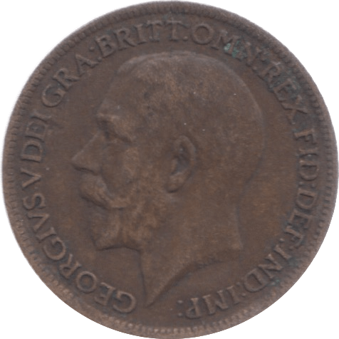 1919 FARTHING ( VF ) 3 - Farthing - Cambridgeshire Coins