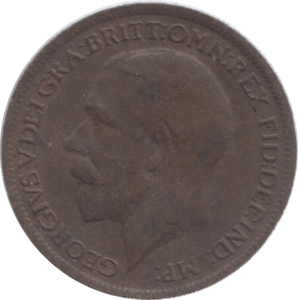 1919 FARTHING ( VF ) - Farthing - Cambridgeshire Coins