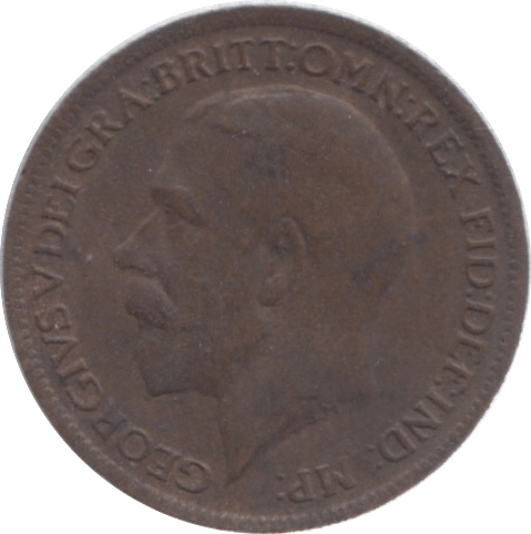 1919 FARTHING ( VF ) - Farthing - Cambridgeshire Coins