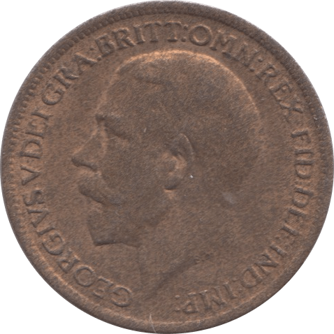 1919 FARTHING ( VF ) - Farthing - Cambridgeshire Coins