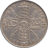1919 FLORIN ( EF ) 4 - Florin - Cambridgeshire Coins