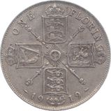 1919 FLORIN ( VF ) 11 - Florin - Cambridgeshire Coins