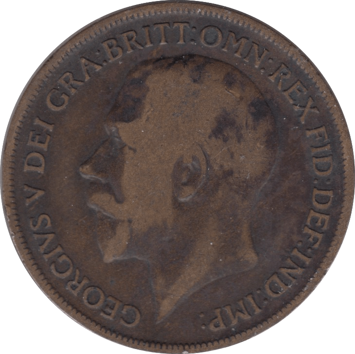 1919 H 1 PENNY ( FINE ) 6 - Penny - Cambridgeshire Coins