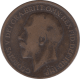 1919 H 1 PENNY ( NF ) 6 - Penny - Cambridgeshire Coins