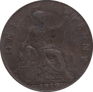 1919 H PENNY ( EF ) - Penny - Cambridgeshire Coins