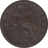 1919 H PENNY ( EF ) - Penny - Cambridgeshire Coins