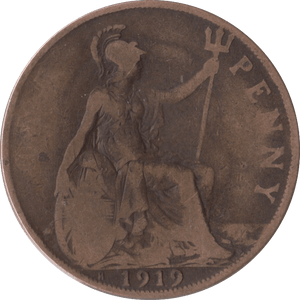 1919 H PENNY ( FAIR ) - Penny - Cambridgeshire Coins