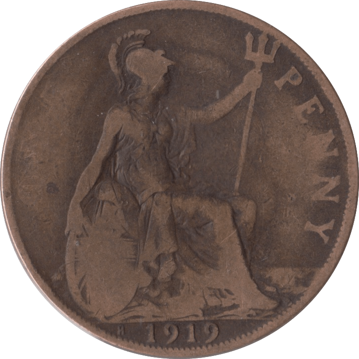 1919 H PENNY ( FAIR ) - Penny - Cambridgeshire Coins