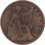 1919 H PENNY ( FAIR ) - Penny - Cambridgeshire Coins