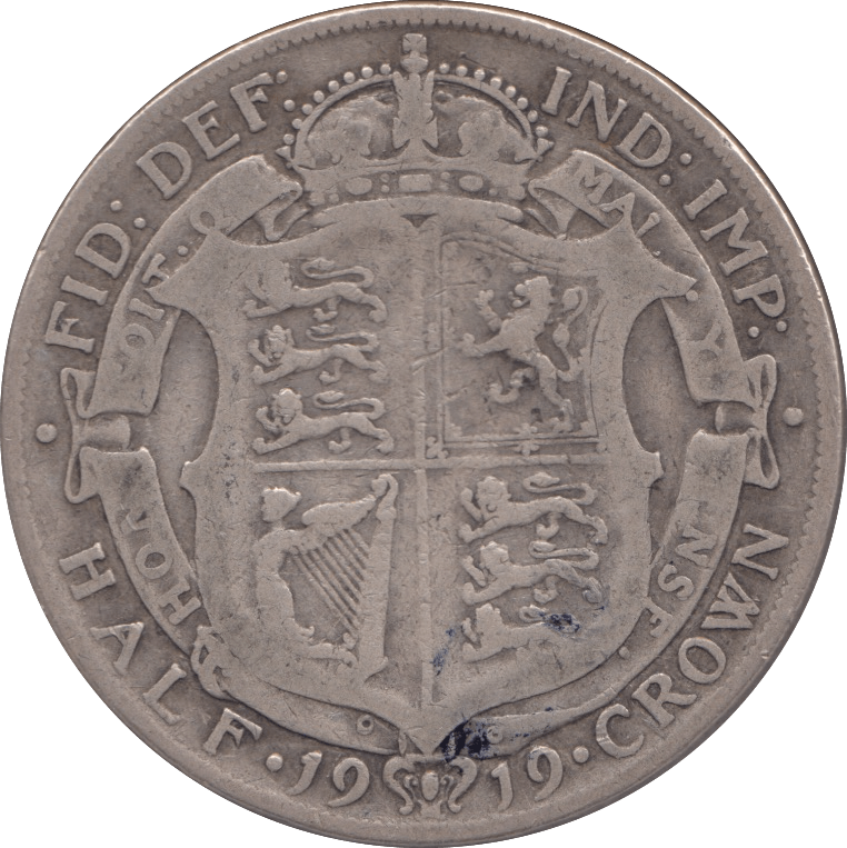 1919 HALFCROWN ( FINE ) 11 - Halfcrown - Cambridgeshire Coins