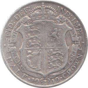1919 HALFCROWN ( FINE ) 8 - Halfcrown - Cambridgeshire Coins