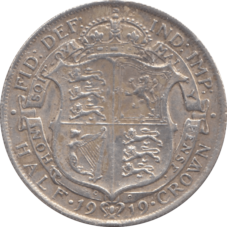 1919 HALFCROWN ( GVF ) 6 - Halfcrown - Cambridgeshire Coins