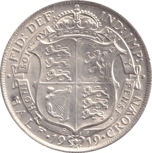 1919 HALFCROWN ( UNC ) - Halfcrown - Cambridgeshire Coins