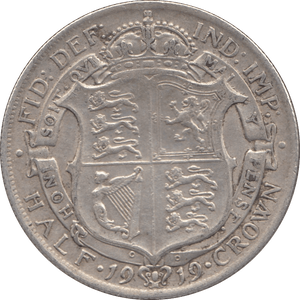 1919 HALFCROWN ( VF ) 3 - HALFCROWN - Cambridgeshire Coins