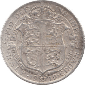 1919 HALFCROWN ( VF ) 8 - Halfcrown - Cambridgeshire Coins