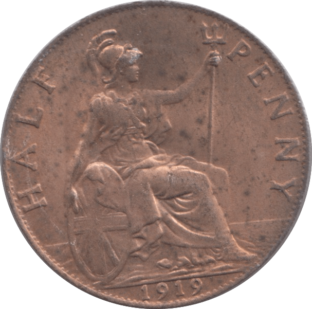 1919 HALFPENNY ( BU ) - Halfpenny - Cambridgeshire Coins
