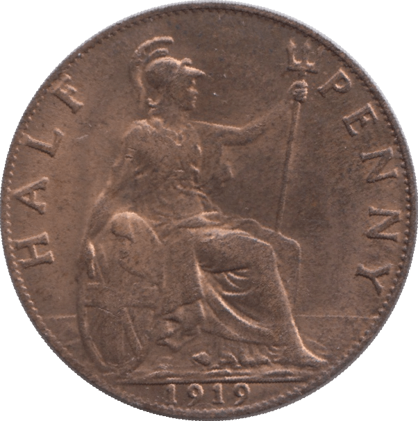 1919 HALFPENNY ( BU ) - Halfpenny - Cambridgeshire Coins