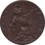 1919 HALFPENNY ( UNC) - Halfpenny - Cambridgeshire Coins