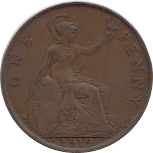 1919 KN PENNY 9 GF ) 2 - Penny - Cambridgeshire Coins
