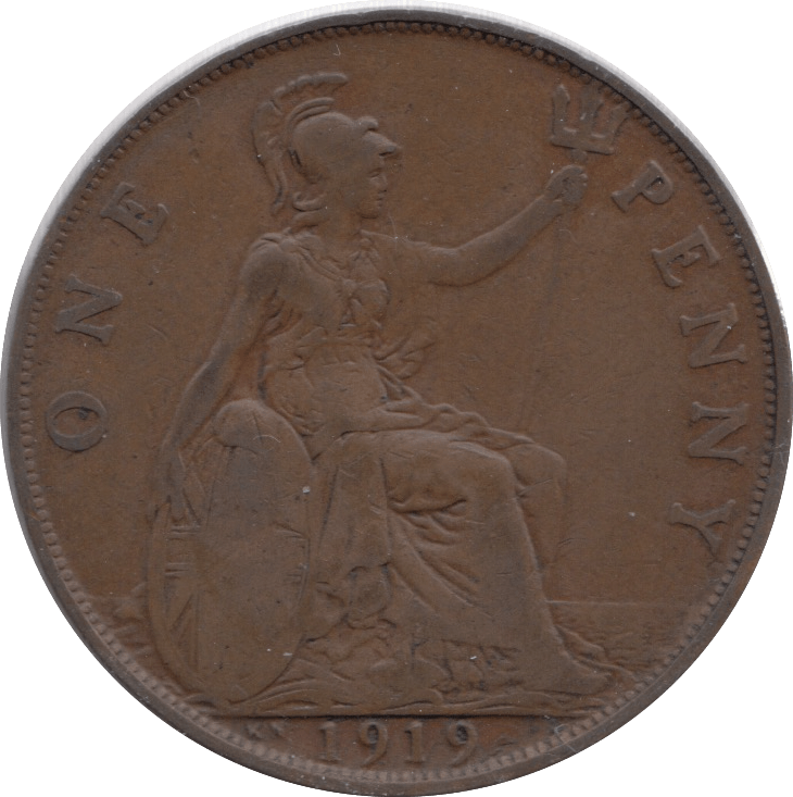1919 KN PENNY 9 GF ) 2 - Penny - Cambridgeshire Coins